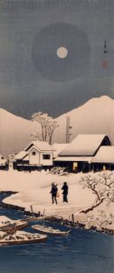 Sneeuw bij Nipponmatsu