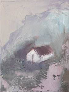Misty Mountain-hut door Tamar Green