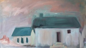 Rustige abstracte huizen door Tamar Green