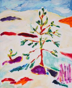 Kleurrijke winterboom door Tamara Jare