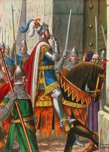 In 1237 betreedt Ezzelino da Romano, bondgenoot van Frederik II, Padua door Tancredi Scarpelli