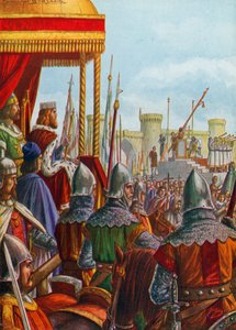 Milaan geeft zich over aan Frederik Barbarossa