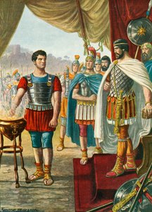 Mucius Scaevola door Tancredi Scarpelli