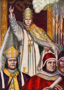 Paus Benedictus IX verkozen tot paus op 12-jarige leeftijd, in 1032