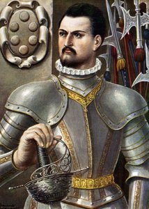 Portret van Jean de Medicis bekend als Jean des Bands Noires (Giovanni dalle Bande Nere) (1498-1526) Italiaanse condottiere
