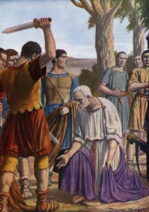 De dood van Cicero door Tancredi Scarpelli