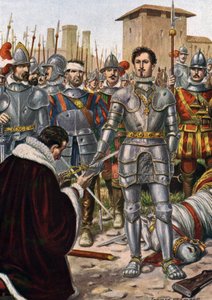 Oorlog van Italië (1521-1526): de Slag bij Pavia (24 februari 1525) door Tancredi Scarpelli