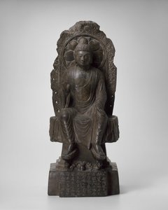 Maitreya Boeddha, 705 door Tang Dynasty Chinese School