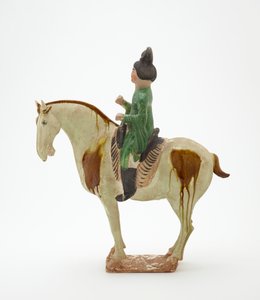 Man te paard, Tang-dynastie, ca. 700-750