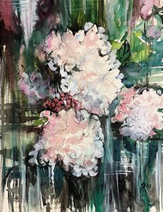 Dromerig bloemenmotief