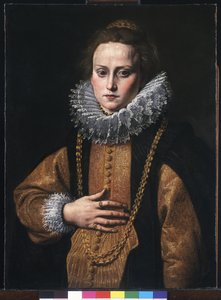 Portret van een dame door Tanzio da Varallo