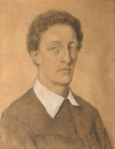 Portret van de dichter Alexander Blok