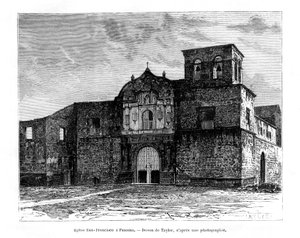 Kerk van San Francisco, Panama, Midden-Amerika, 19e eeuw door Taylor