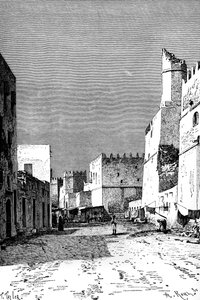 Leonecstraat, Sfakes, Noord-Afrika, 1895 door Taylor