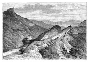 De Bhor Ghat, nabij Khandala, India, 1895 door Taylor