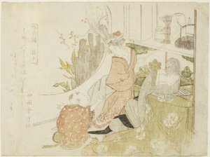 Zhuangzi, uit de serie "Shunshoku ressenkyo"