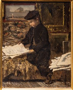 De Kleine Kunstliefhebber door Telemaco Signorini