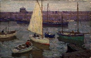 Een grijze dag, St. Ives door Terrick Williams