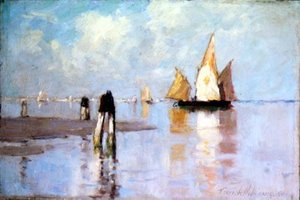 Op de Lagune, Venetië door Terrick Williams