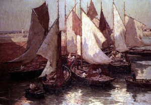 De kade, Honfleur