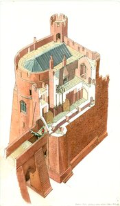 Goodrich Castle, 15e eeuw, ca. 1990-2010