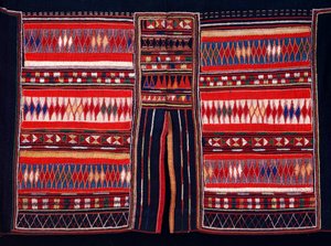 Akha bergstamstof, Noord-Thailand (textiel)