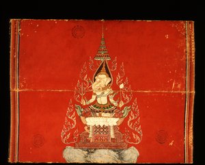 Ganesh-manuscript over olifantentraining (wc op papier)