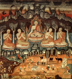 De eerste preek en Khattana Kuman Jataka, 1867