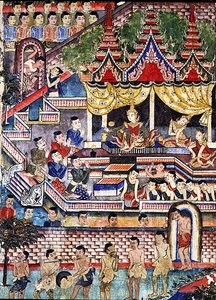 Wiharn Laikarn, episode uit Jataka Sang Thong