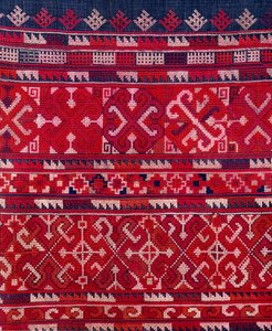 Yao stamstof, Noord-Thailand (textiel) door Thai School