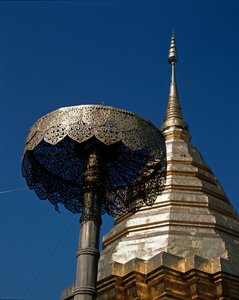 Detail van de Boeddhistische tempel