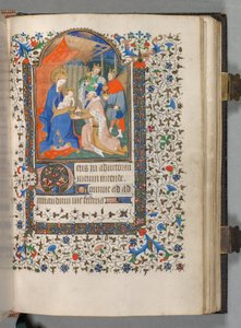 Getijdenboek (Gebruik van Parijs): Fol. 67r, Aanbidding van de Wijzen door The Bedford Master