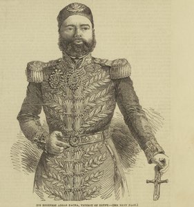 Zijne Hoogheid Abbas Pacha, onderkoning van Egypte ILN-1852-0327-0001 door The Illustrated London News