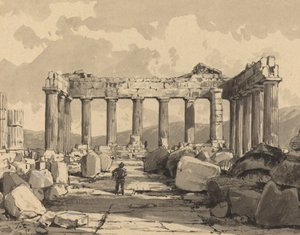 Parthenon, binnenkant