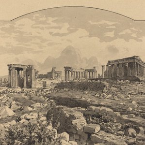 Het Parthenon vanuit het Oosten, 1890