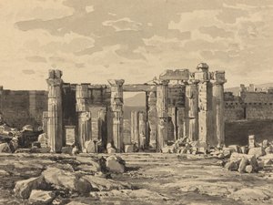 Het Propylaeum vanuit het Oosten