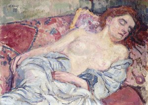 Naakt op een divan, 1907