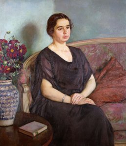 Portret van Madame Dubois door Théo van Rysselberghe