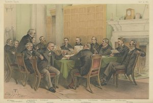 De Kabinetsraad 1883 door Theobald Chartran