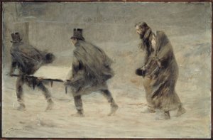 De begrafenis door Theobald Chartran