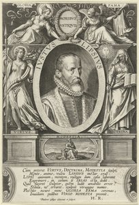 Portret van Justus Lipsius door Theodoor Galle