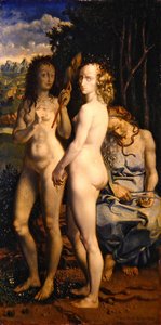 Die Parzen (De drie schikgodinnen) door Theodor Baierl