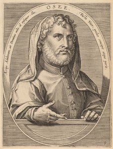 Hosea door Theodor Galle after Jan van der Straet
