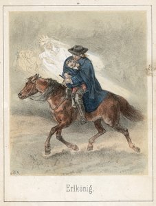 De Erlkoning door Theodor Hosemann