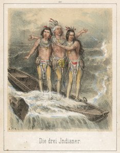De drie indianen door Theodor Hosemann