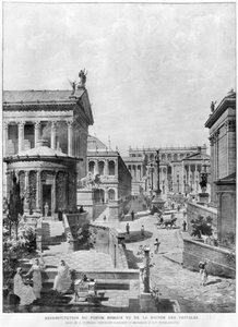 Het Romeinse Forum van de Oudheid, 1914