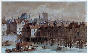Uitzicht op de Meuniersbrug