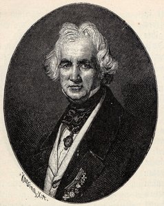 Portret van de beeldhouwer Christian Daniel Rauch 1777-1857 door Theodor Knesing