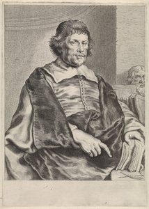 Portret van Caspar van Baerle door Theodor Matham