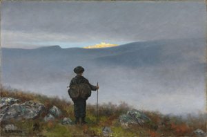 Ver, ver weg schitterde het Soria Moria Paleis als goud